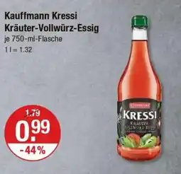 V Markt Kauffmann Kressi Kräuter-Vollwürz-Essig Angebot