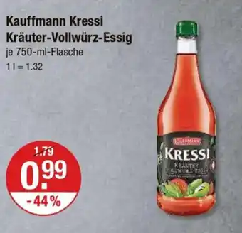 V Markt Kauffmann Kressi Kräuter-Vollwürz-Essig Angebot