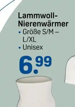Rossmann Lammwoll-nierenwärmer Angebot