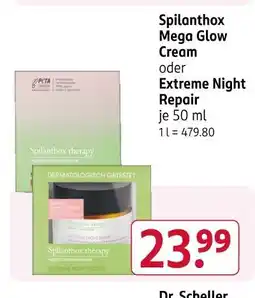 Rossmann Dr. scheller spilanthox mega glow cream Angebot