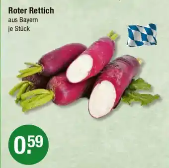 V Markt Roter Rettich Angebot