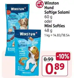 Rossmann Winston saftige salami Angebot