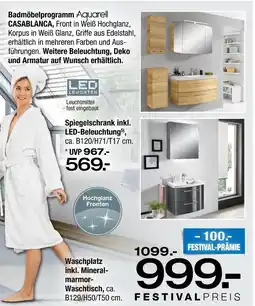 Ostermann Spiegelschrank inkl. led-beleuchtung casablanca Angebot