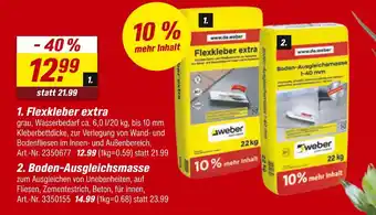 toom Baumarkt Weber flexkleber extra Angebot