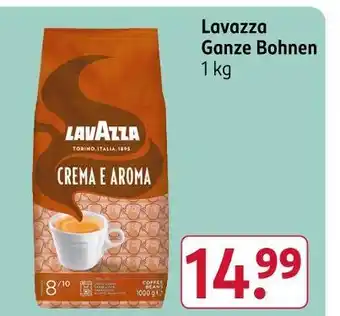 Rossmann Lavazza crema e aroma ganze bohnen Angebot