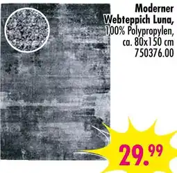 Möbel Boss Moderner webteppich luna Angebot