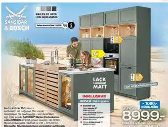 Ostermann Sansibar oder bosch marken küchenkombination utersum Angebot