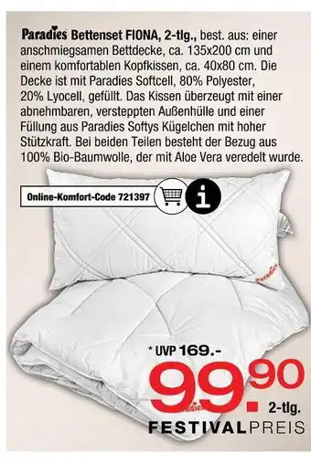 Ostermann Paradies bettenset fiona, 2-tlg Angebot