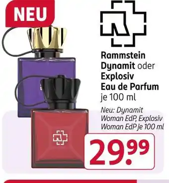 Rossmann Rammstein dynamit eau de parfum Angebot