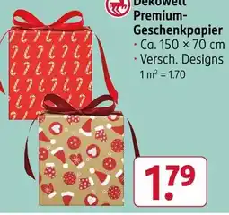 Rossmann Dekowelt premium-geschenkpapier Angebot