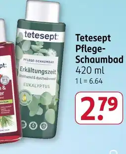 Rossmann Tetesept pflege-schaumbad erkältungszeit eukalyptus Angebot