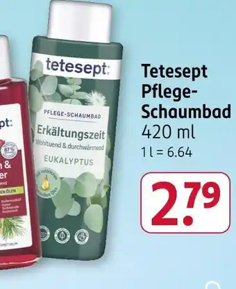 Rossmann Tetesept pflege-schaumbad erkältungszeit eukalyptus Angebot