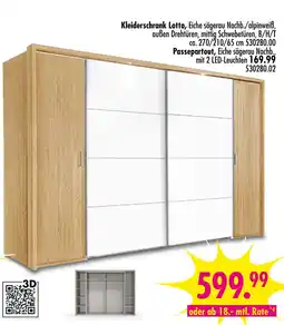Möbel Boss Kleiderschrank lotto Angebot