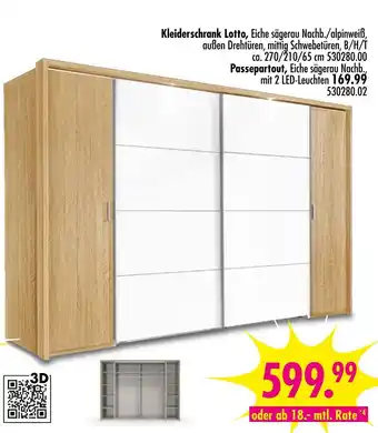 Möbel Boss Kleiderschrank lotto Angebot