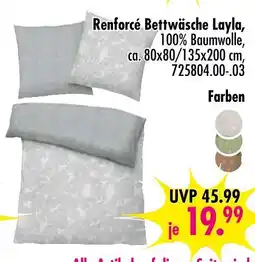 Möbel Boss Renforcé bettwäsche layla Angebot