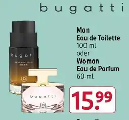 Rossmann Bugatti man eau de toilette Angebot