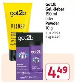 Rossmann Got2b gel kleber Angebot