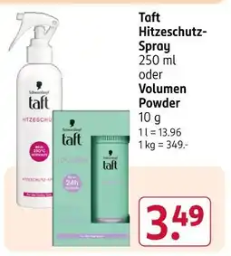 Rossmann Taft hitzeschutz-spray Angebot