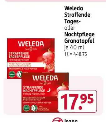 Rossmann Weleda straffende tagespflege granatapfel Angebot