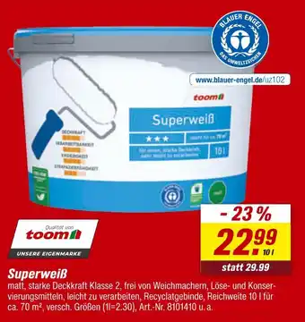 toom Baumarkt Toom superweiß Angebot