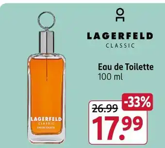 Rossmann Lagerfeld classic eau de toilette Angebot