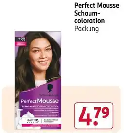 Rossmann Schwarzkopf perfect mousse schaumcoloration Angebot