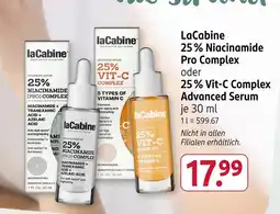 Rossmann Lacabine 25% niacinamide pro complex Angebot