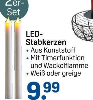 Led-stabkerzen Angebot bei Rossmann