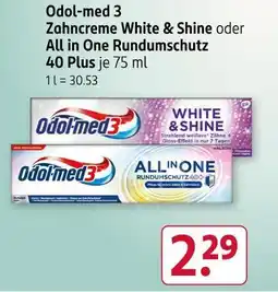 Rossmann Odol-med 3 white & shine Angebot