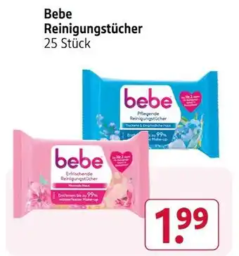 Rossmann Bebe pflegende reinigungstücher Angebot