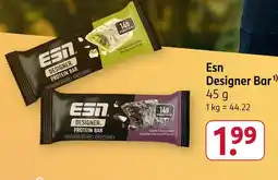 Rossmann Esn designer protein bar white chocolate pistachio flavor Angebot