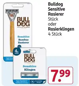 Rossmann Bulldog sensitive rasierer Angebot
