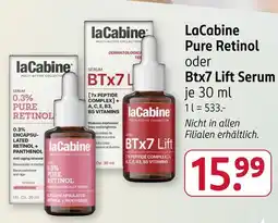 Rossmann Lacabine pure retinol Angebot