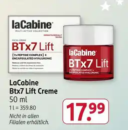 Rossmann Lacabine btx7 lift creme Angebot