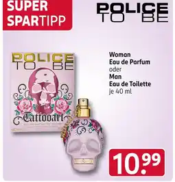 Rossmann Police to be woman eau de parfum Angebot