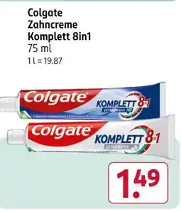 Rossmann Colgate zahncreme komplett 8in1 Angebot