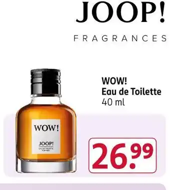 Rossmann Joop! wow! eau de toilette Angebot