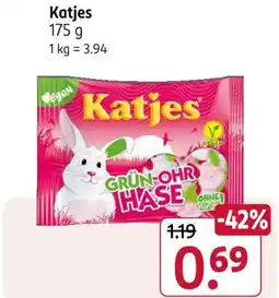 Rossmann Katjes grün-ohr hase Angebot