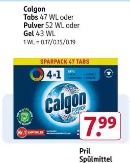Rossmann Calgon tabs Angebot