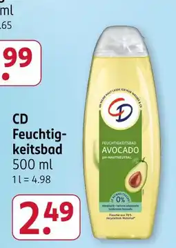 Rossmann Cd feuchtigkeitsbad avocado Angebot