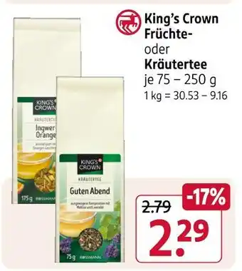 Rossmann King’s crown ingwer orange Angebot