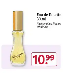 Rossmann Giorgio eau de toilette Angebot