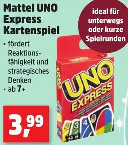 Thomas Philipps Mattel UNO Express Kartenspiel Angebot