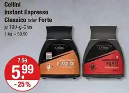 V Markt Cellini Instant Espresso Classico oder Forte Angebot