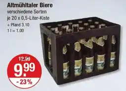 V Markt Altmühltaler Biere Angebot