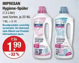 V Markt IMPRESAN Hygiene-Spüler Angebot