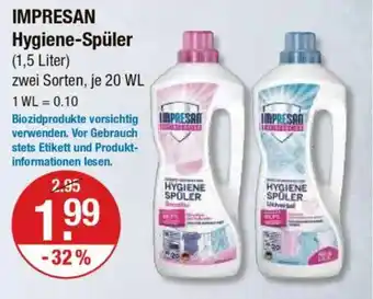 V Markt IMPRESAN Hygiene-Spüler Angebot