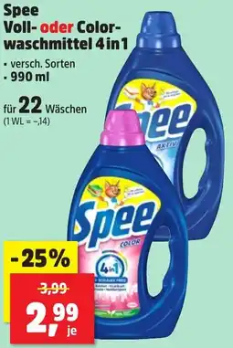 Thomas Philipps Spee Voll- oder Colorwaschmittel 4in1 Angebot