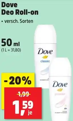 Thomas Philipps Dove Deo Roll-on Angebot
