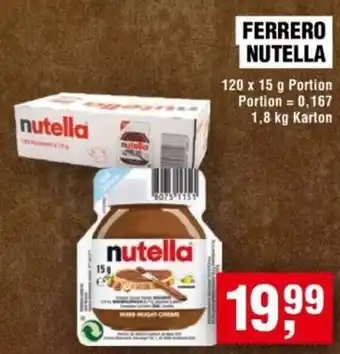 Handelshof FERRERO NUTELLA Angebot